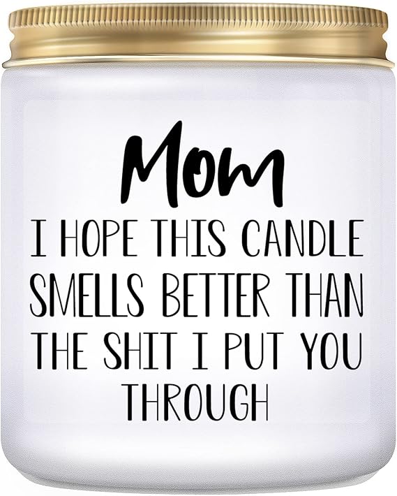 Gifts for Mom from Daughter Son, Birthday Gifts for Mom, Lavender Candle