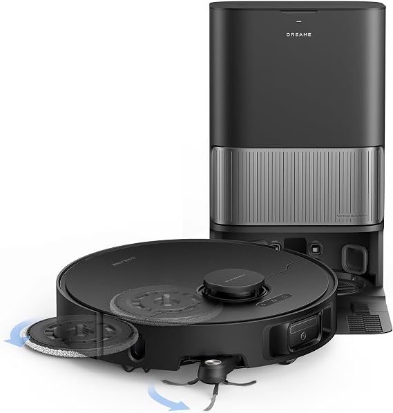 dreame L40s Ultra Robot Vacuum and Mop, 19,000Pa Suction & Auto Empty | Mop Self-Cleaning, 100% Detangling DuoBrush, Extendable Mop & Side Brush, 1.57in (4cm) Obstacle Clearing, Smart Control