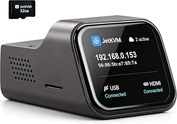 JetKVM IP KVM, Jet KVM Over IP, Open Source IPKVM, Network KVM for Any PC
