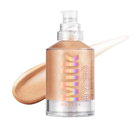 Milk Makeup Hydro Grip Primer with Hyaluronic Acid + Niacinamide Hydrating Face Primer Grips Makeup for Up to 12 Hours Silicone-Free, Lightweight Gel with Dewy Finish