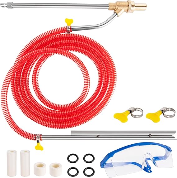 Pressure Washer Sandblasting Kit, 5000 PSI | Wet Sandblaster Attachment, 1/4 Inch Quick Disconnect