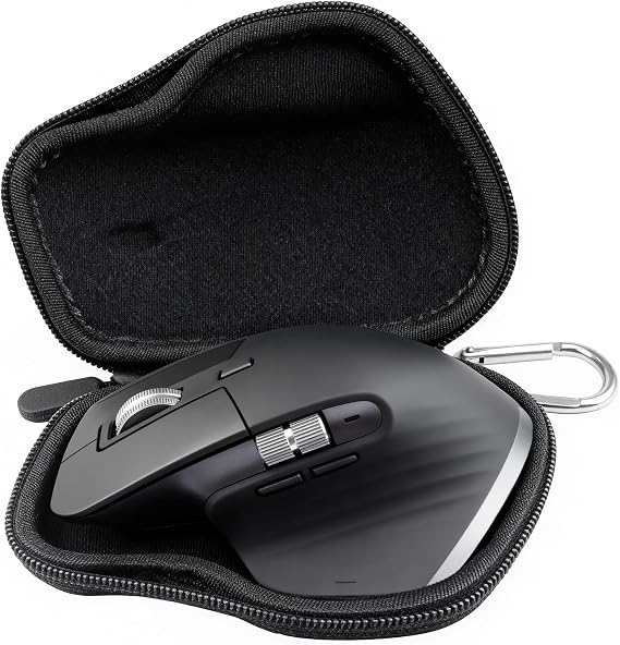 Hard Travel Storage Case Compatible with Logitech MX Master 4 / MX Master 3S / MX Master 3 / MX Matser 2S Advanced Mouse (Graphite)