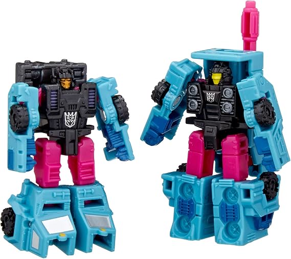 Transformers Toys Generations War for Cybertron: Earthrise Micromaster WFC-E40 Decepticon Battle Squad 2-Pack - Kids Ages 8 and Up, 1.5-inch
