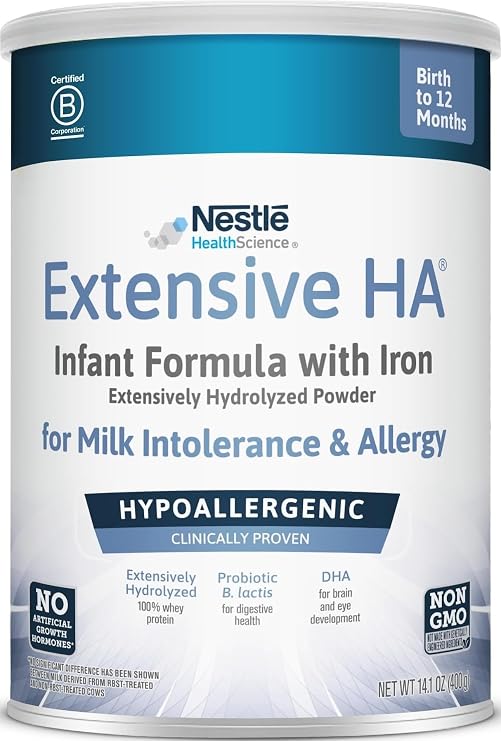 Extensive HA Hypoallergenic Infant Formula with Iron, DHA & Probiotics, 14.1 oz