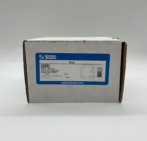 System Sensor SBBRL - Red Indoor Surface Mount Box
