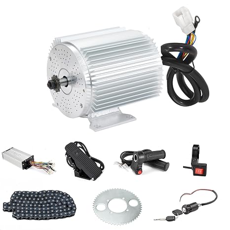 48V Go Kart Motor 1000W Electric Brushless DC Motor Kit,Controller,Throttle