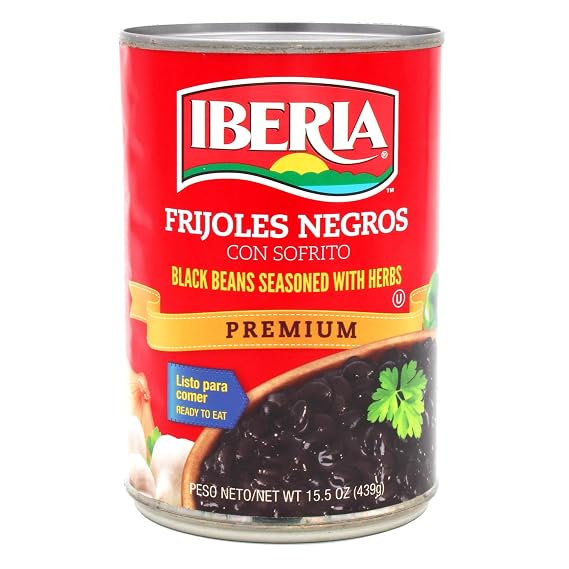 Iberia Ready to Eat Black Beans, 15 oz