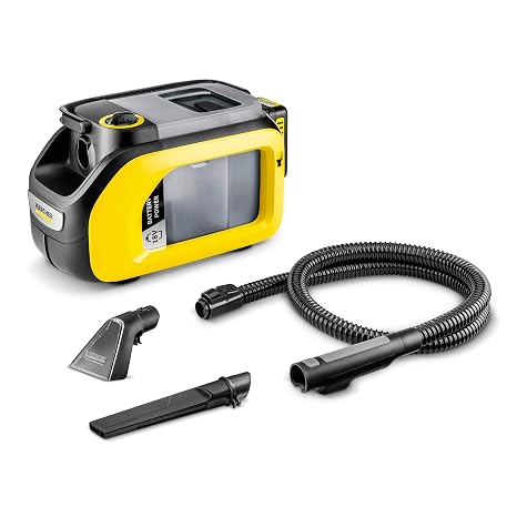 Karcher Spot Cleaner SE 3-18 Compact for Carpets, Cars, and Furniture | Cordless Carpet and Upholstery Cleaner, Battery Powered, Self-Cleaning - Tool Only