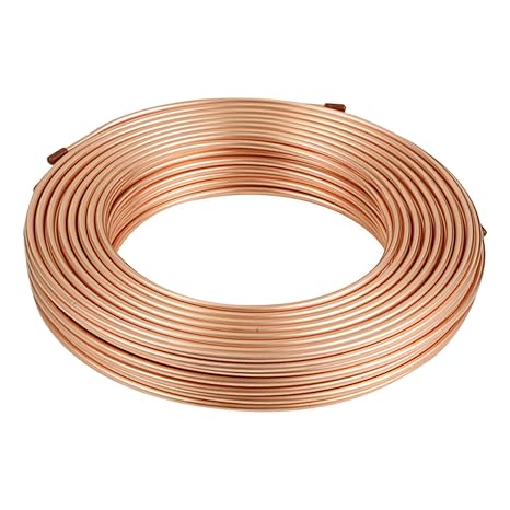 4 AWG Solid Ground Wire,Copper Clad Grounding Cable,Aluminum Electronic Wire Cable (4AWG 25Feet Coil)