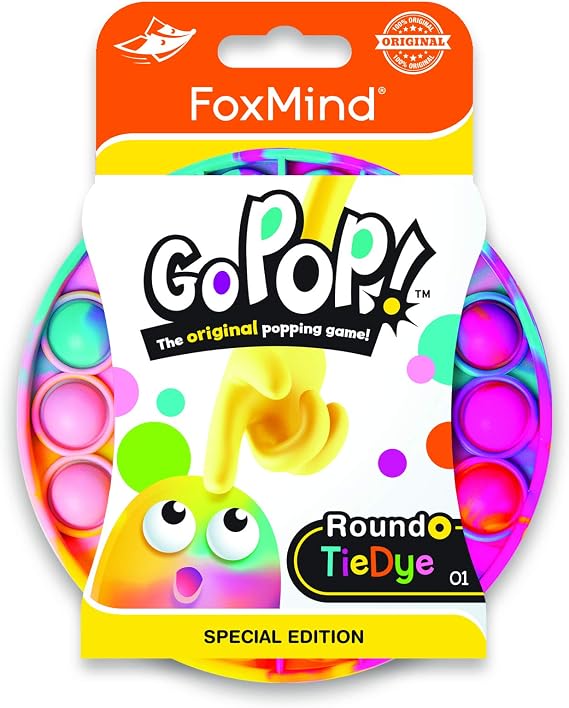 FoxMind Games Go Pop! Roundo Tie Dye Special Edition