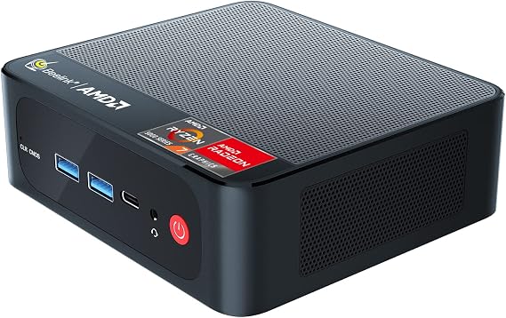 Beelink SER5 Mini PC, AMD Ryzen 7 5700U (8C/16T,up to 4.3GHz), Mini Computer with 16G DDR4 RAM 500GB M.2 2280 NVMe SSD, 4K Triple Display/WiFi 6/BT5.2/Office/Home/School