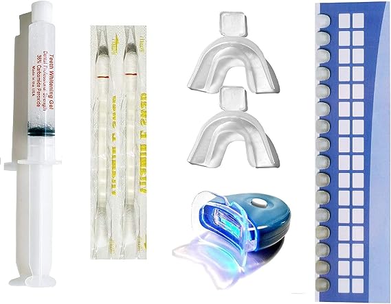 Teeth Bleaching Whitening at Home Kit 36% (10cc) Carbamide Peroxide Includes 2 Vitamin E Swabs