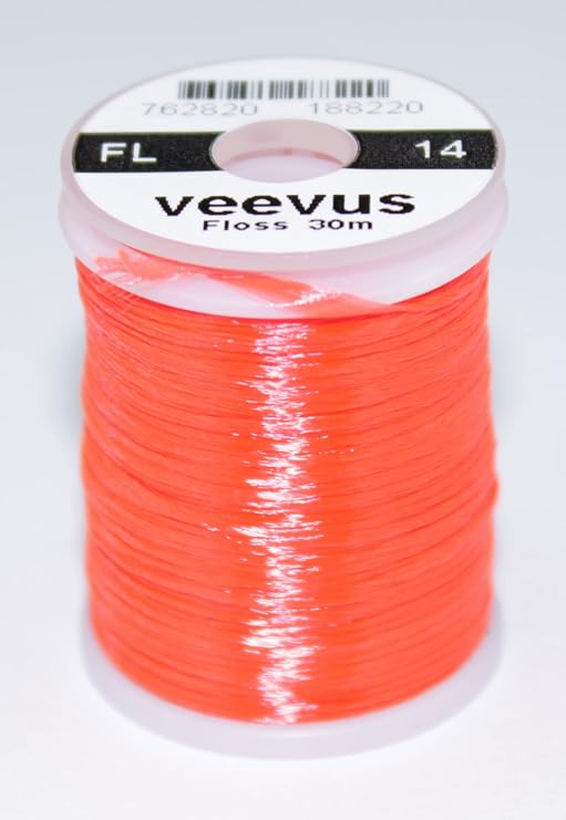 VEEVUS Unisex Adult FL14 Floss, Fire Orange, Loss