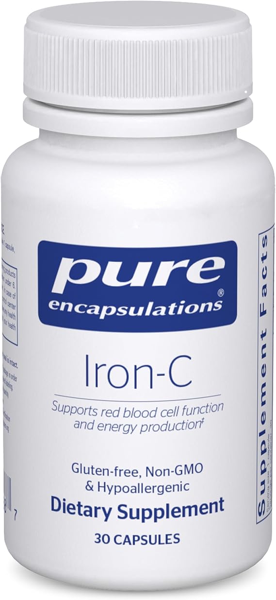 Pure Encapsulations Iron-C, 30 Capsules