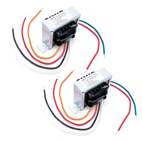 Doorbell Transformer 24v 40VA Control Transformer Primary 120, 208, 240V Secondary Compatible with Ring Wired Video Doorbell