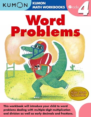 Kumon Grade 4 Word Problems (Kumon Math Workbooks)