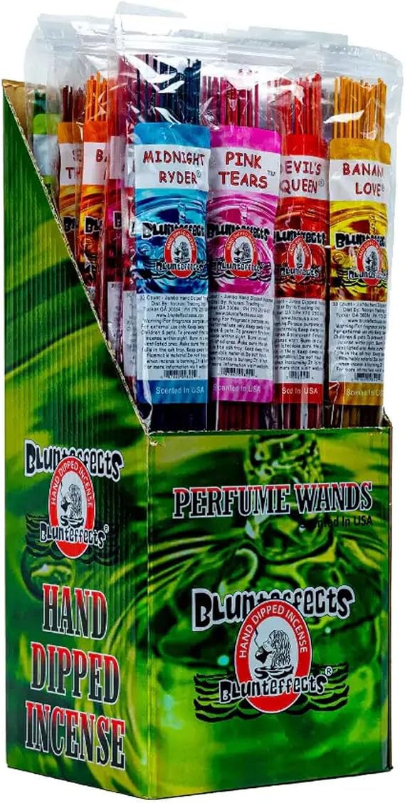 Blunteffects Hand-dipped JUMBO incense Display (24 Assorted)19"