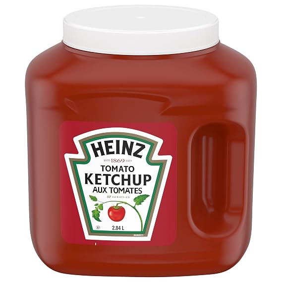 Heinz Big Red Tomato Ketchup Jug, 2.84L/96 fl.oz., Imported from Canada)