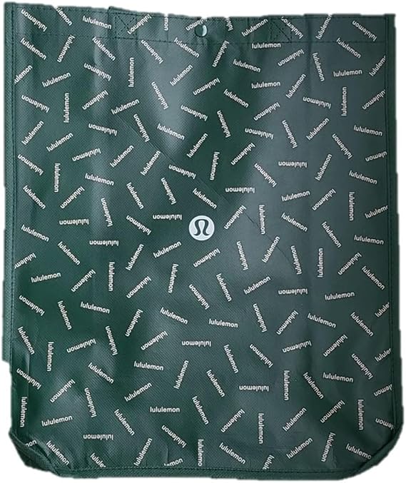 lululemon Large Reusable Tote Carryall Gym Bag (Green)