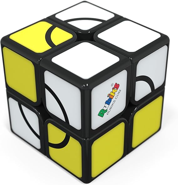 Rubiks Cube, Apprentice, 2x2 Beginner Cube, Problem-Solving Brain Teaser, Classic Color-Matching Puzzle, Fidget Toy, Sensory Puzzle for Adults, Teens, Kids, for Ages 7 & Up
