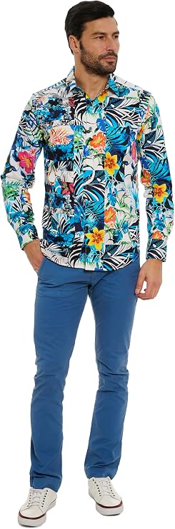 Robert Graham Men's Tahiti Long Sleeve Woven Shirt