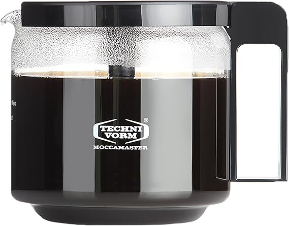 Technivorm 89830 1.25L Glass Carafe, for KBG Brewers, Clear/Black