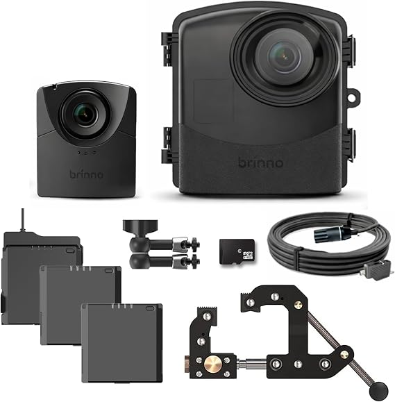 Brinno BCC2000Plus Construction Time Lapse Camera Bundle with APB1000