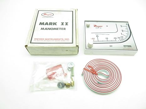 DWYER Model 25 Mark II Manometer -0.05-0-3IN-H2O D599980