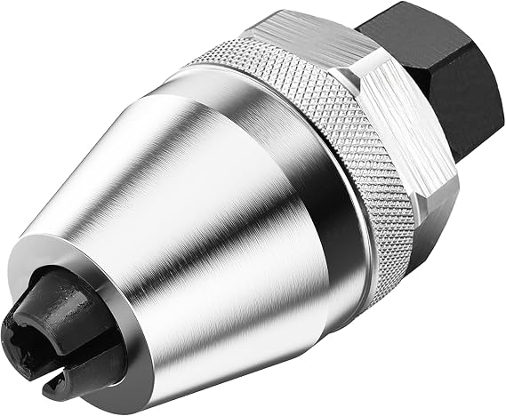 Damaged Bolt Extractor and Stud Remover Tool, Manual Grip Mechanism for 1/4" to 1/2" Broken, Stripped, Rounded or Rusted Bolts 