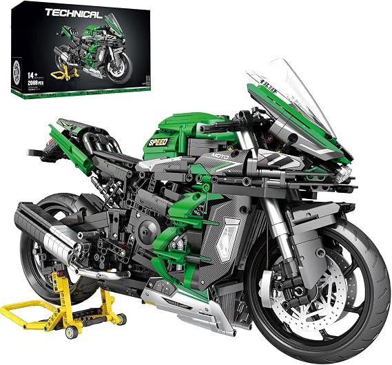 Reobrix Motorcycle Building Set 1:5 Scale Technical Motorbike Model Kit