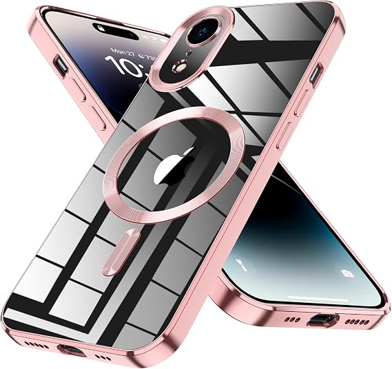 Magnetic Clear Case for iPhone XR Case 6.1-Inch, Military