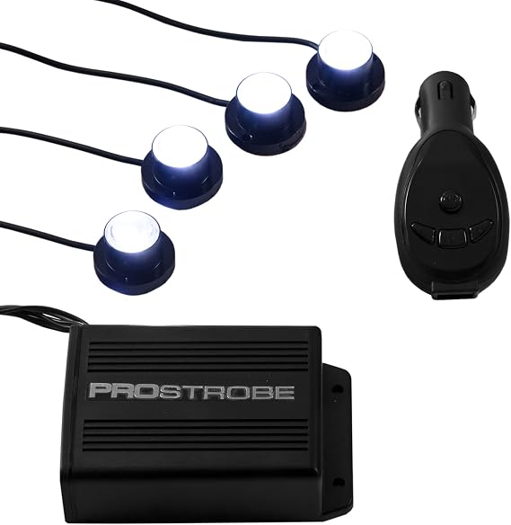 Alpena ProStrobe 70780 Wirelessly Controlled Spotstrobz 4 - White, 1 Pack