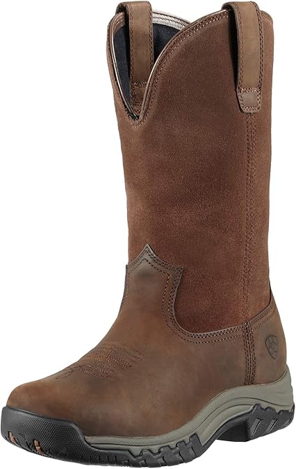 Ariat Terrain Pull-On Waterproof Boots - Womens Western Leather Work Boot