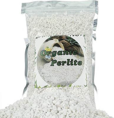 Organic Perlite for Plants, Soil Amendment for Enhanced Drainage and Growth, Ideal for Potting Mixes 10 Quart