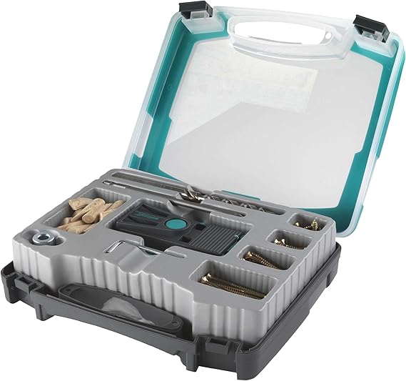 wolfcraft Undercover bait set 4642000 | Reliable drilling aid with screws for drilling wooden connections and pocket holes | Practical plastic bag inside