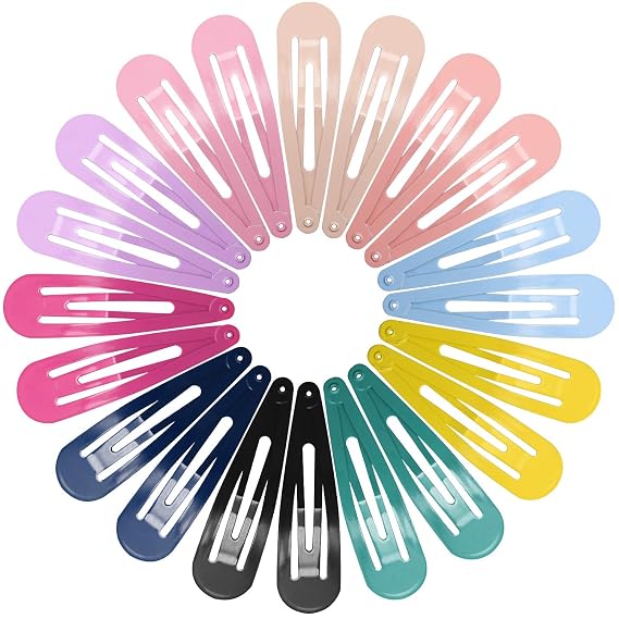 Snap Hair Clips for Women Girls, 2.8Inch/7cm Long No Slip Metal Hair Clips