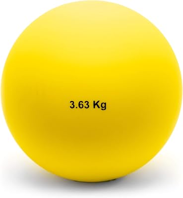 Crown Sporting Goods 2.72-7.26Kg Indoor Shot Put Ball|Indoor Track & Field Quality Shot Put|Ball for Indoor Practice
