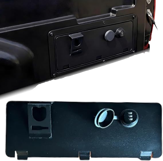 2005-2023 Toyota Tacoma Bed Vault XL Secure Storage Compartment for Keys, Wallets & Small Items 3-Dial Combination Lock Heavy Duty 14-Gauge Steel - Made in the USA