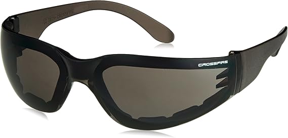 Crossfire Shield Foam Lined Safety Glasses