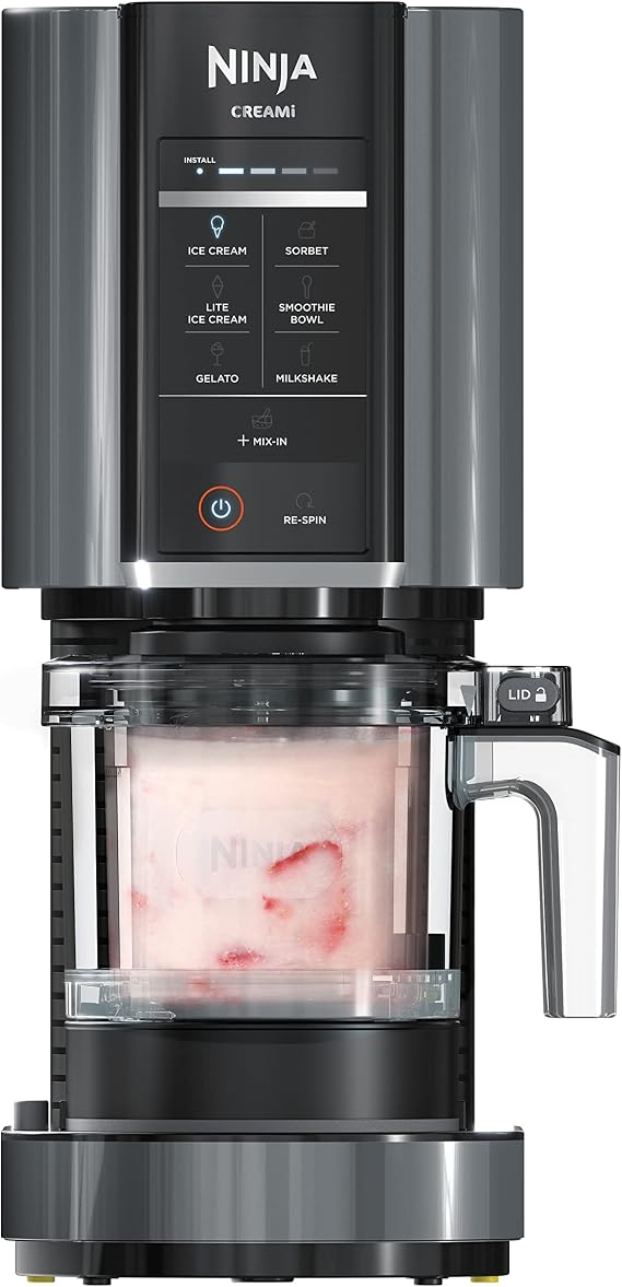 Ninja CREAMi 7-in-1 Ice Cream Maker, Ice Cream, Gelato & more, NC299AMZ
