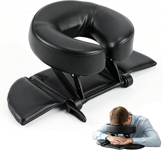 TRENDBOX Face Down Tabletop Massage Kit Adjustable Headrest Pillow