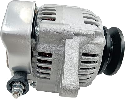 FridayParts 12V Alternator 101211-8960 11730-64011 Compatible for Kubota Engine V3800 V2607-CR-TE4 Excavator KX040-4 KX057-4 U55 U55-4 U48-4 Replacement