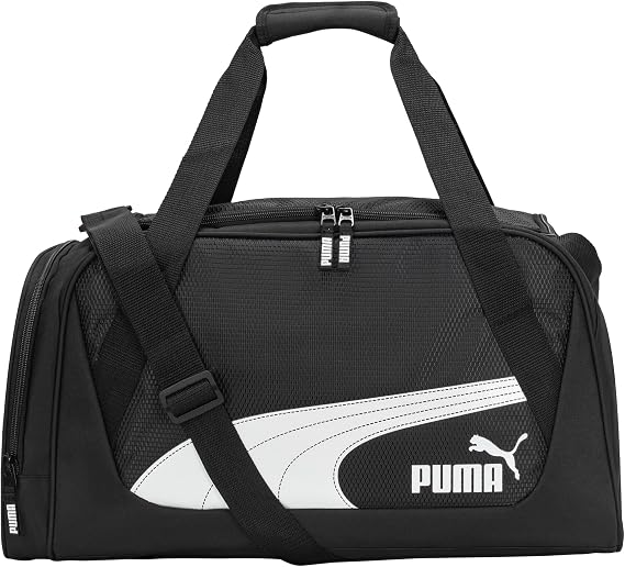 PUMA unisex-adult Form Factor Duffel with Adjustable Strap, Padded Bottom & Zip Pockets