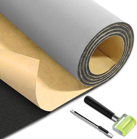36 x 60 Inch Headliner Fabric Self-Adhesive Mesh Foam