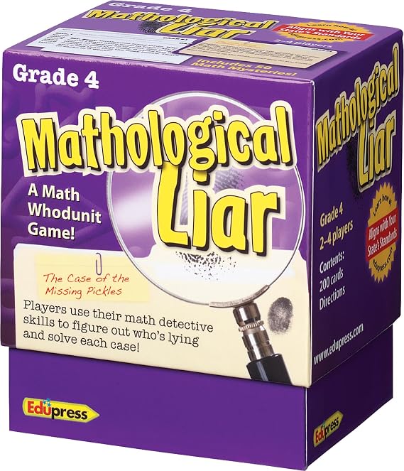 Edupress Mathological Liar Game Grade 4 (EP63397)