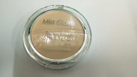 Miss Claire Two Way Cake Matte and Pearly Powder 20, Beige, 7 g