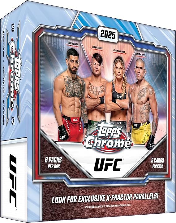 2025 Topps Chrome UFC - Factory Sealed - Mega Box