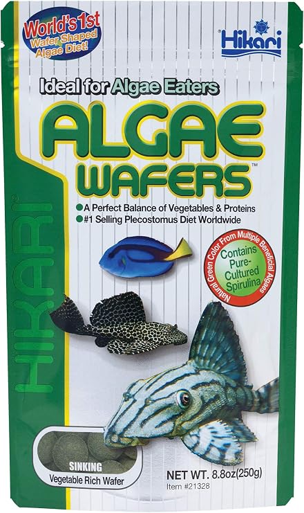 Hikari Usa Inc AHK21328 tropical Algae Wafer 8.8-Ounce | For Plecostomus, For Algae Eating Fish