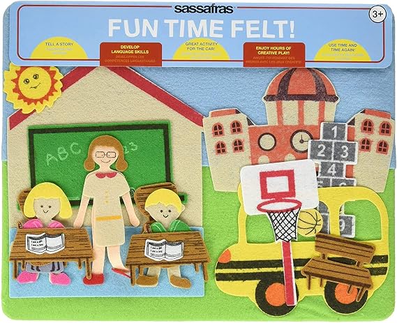 Sassafras Fun Time Felt - Schoolhouse