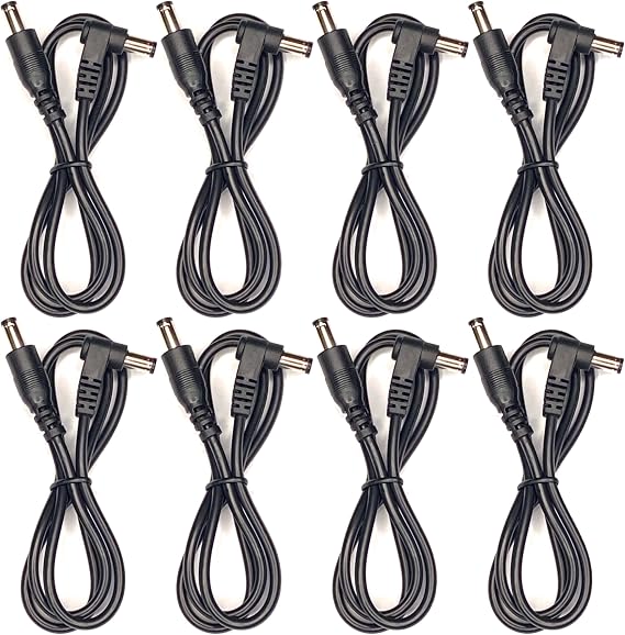 (8) Pack of Effects Pedal Power Cables for One 1 Spot Power Supply